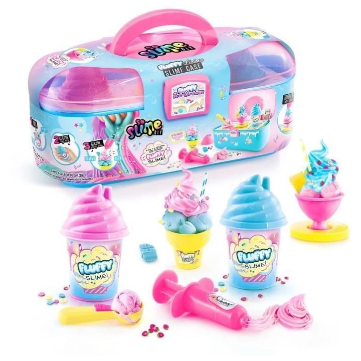 Canal Toys - Slime Fluffy Case - Fabrique ta Slime Fluffy DIY et range