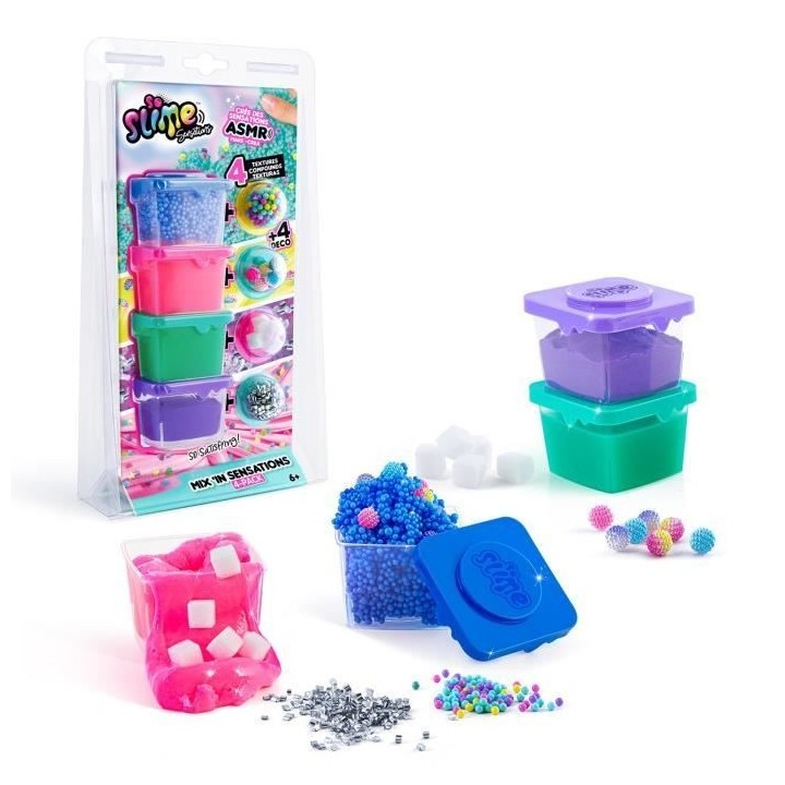 Canal Toys - So Slime DIY - Mix'in Sensations 4-pack - Loisirs Créati