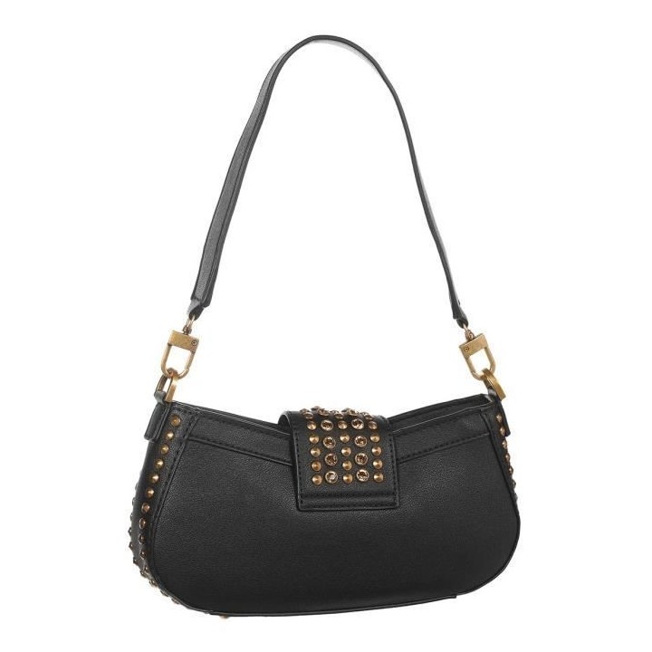 GUESS Bling Top Zip Shoulder Bag Sac a Main Noir Femme