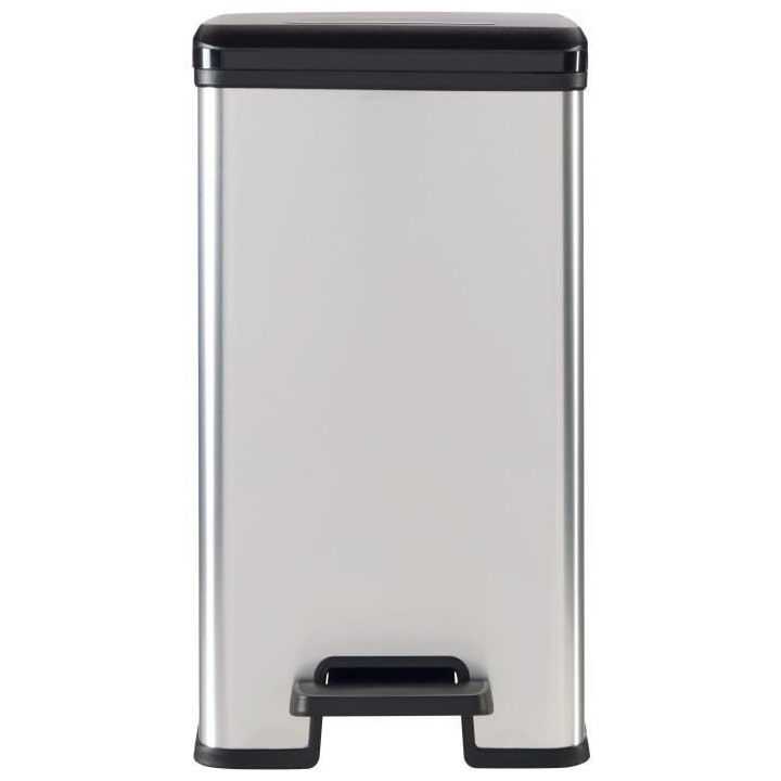 Poubelle Slim - SLIM BIN - CURVER - 25L - Design compact - 41 x 27 x 5