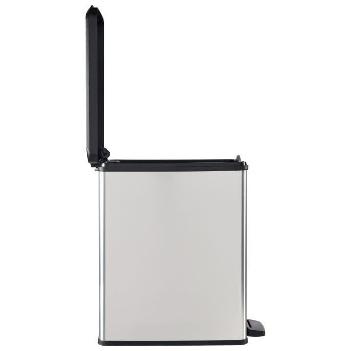 Poubelle Slim - SLIM BIN - CURVER - 25L - Design compact - 41 x 27 x 5