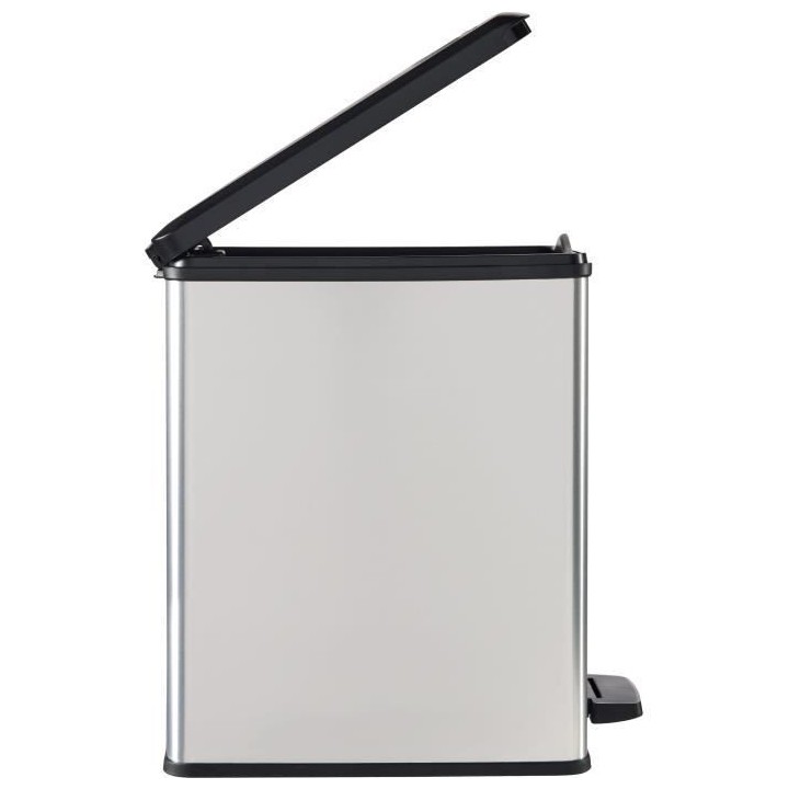 Poubelle Slim - SLIM BIN - CURVER - 25L - Design compact - 41 x 27 x 5