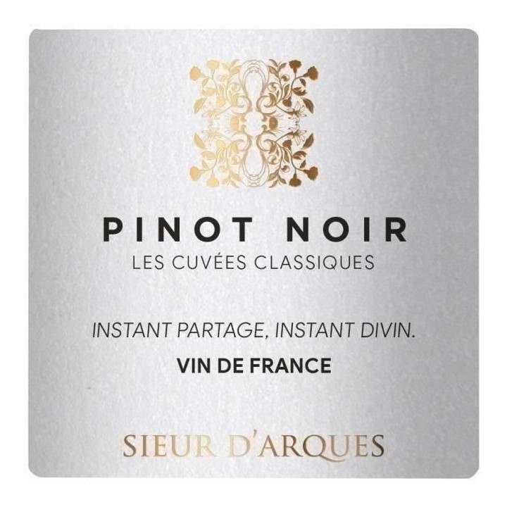 Sieur d'Arques Les Cuvées classiques Pinot noir - Vin de France