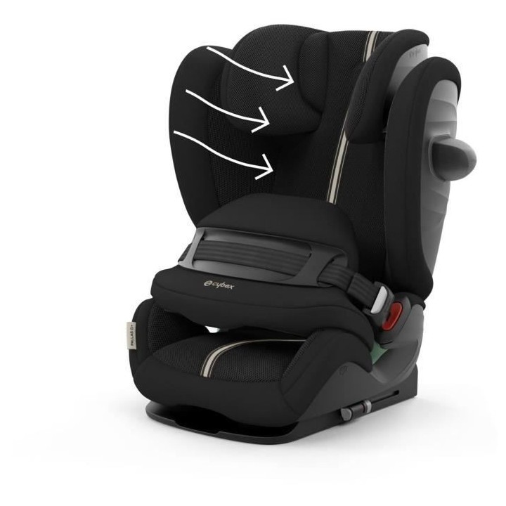 Siege Auto Pallas G i-Size Plus - Groupe 1/2/3 - Moon Black - CYBEX