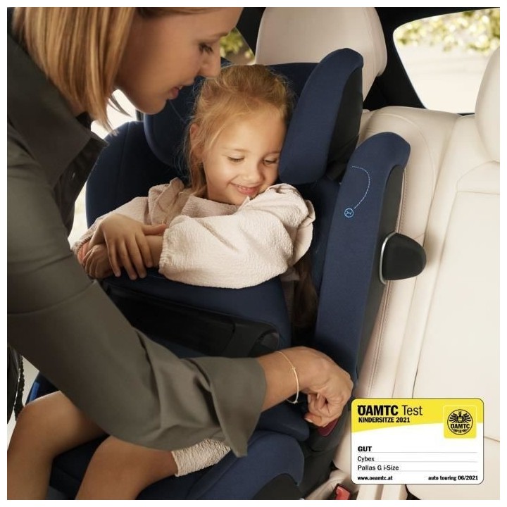 Siege Auto Pallas G i-Size Plus - Groupe 2/3 - Hibiscus Red - CYBEX