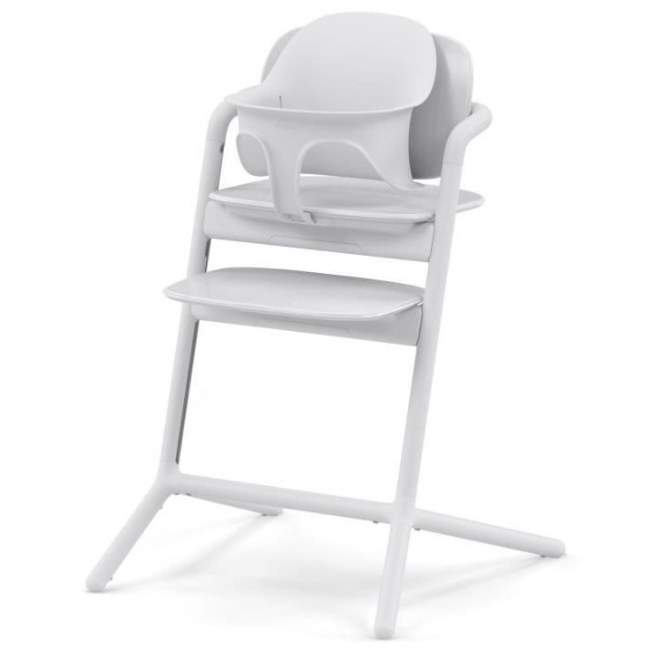 CYBEX - Chaise haute évolutive - Pack 3 en 1 - LEMO 2 - Blanc - Régl