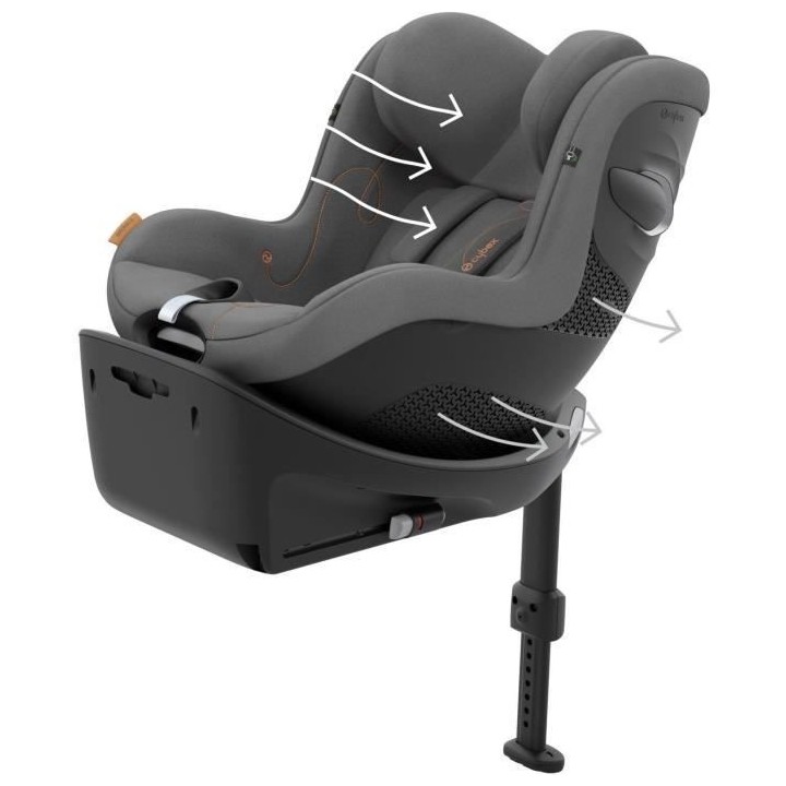Siege Auto Sirona G i-Size - Lava Grey - CYBEX