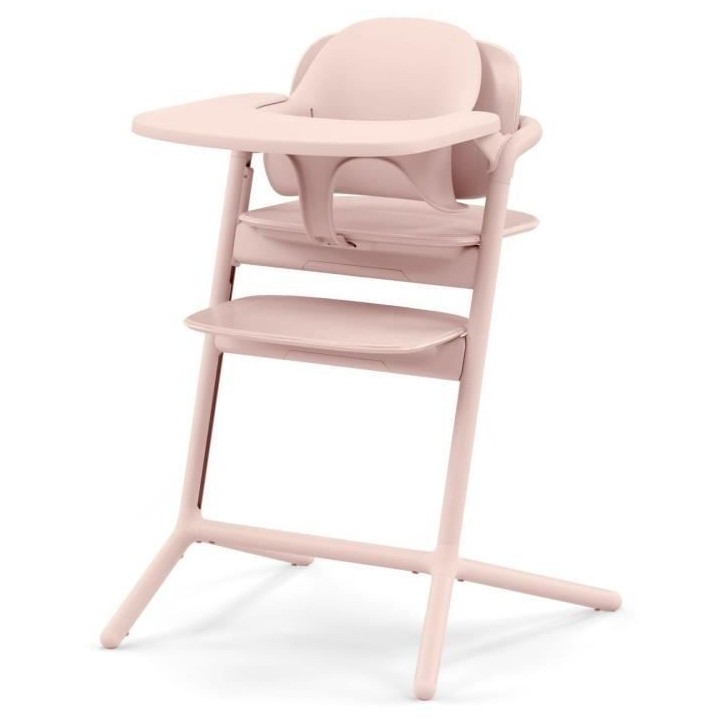 CYBEX - Chaise haute évolutive - Pack 3 en 1 - LEMO 2 - Rose - Régla