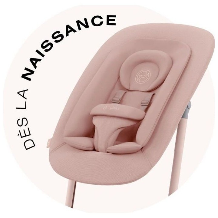 Transat LEMO 2 - CYBEX - Rose - Dossier ajustable - Evolutif - Mixte