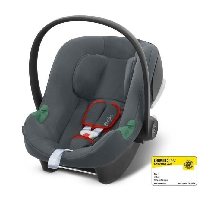 Siege auto Aton B2 I-Size - Base One incluse - Groupe 0+ - Gris acier