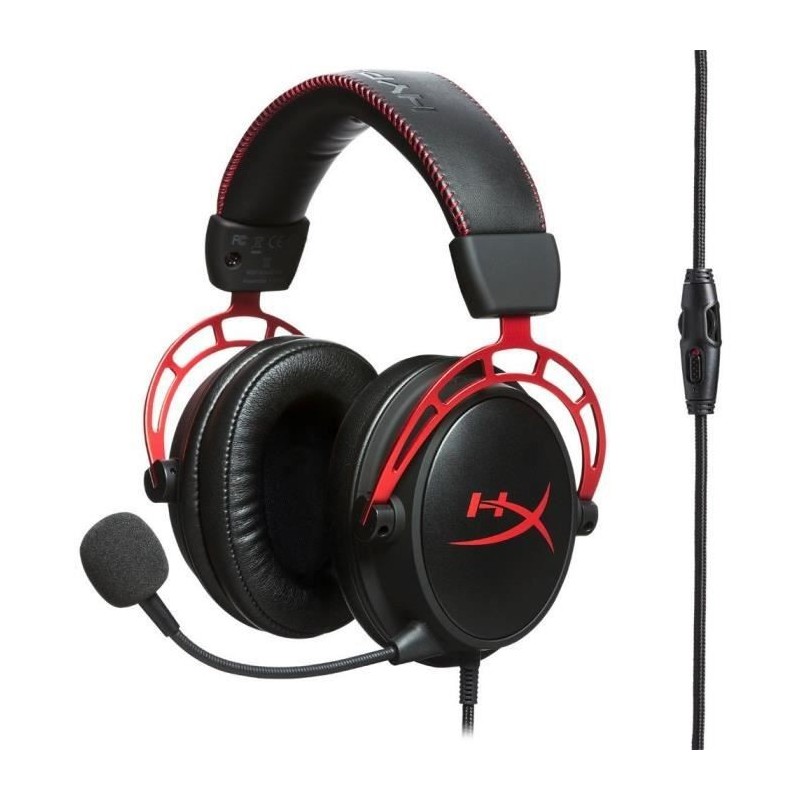 HYPERX Casque avec microphone Cloud Alpha Red