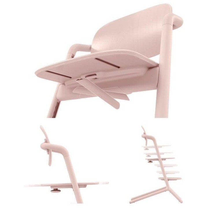 CYBEX - Chaise Haute Evolutive et Réglable Lemo 2 - Pearl Rose