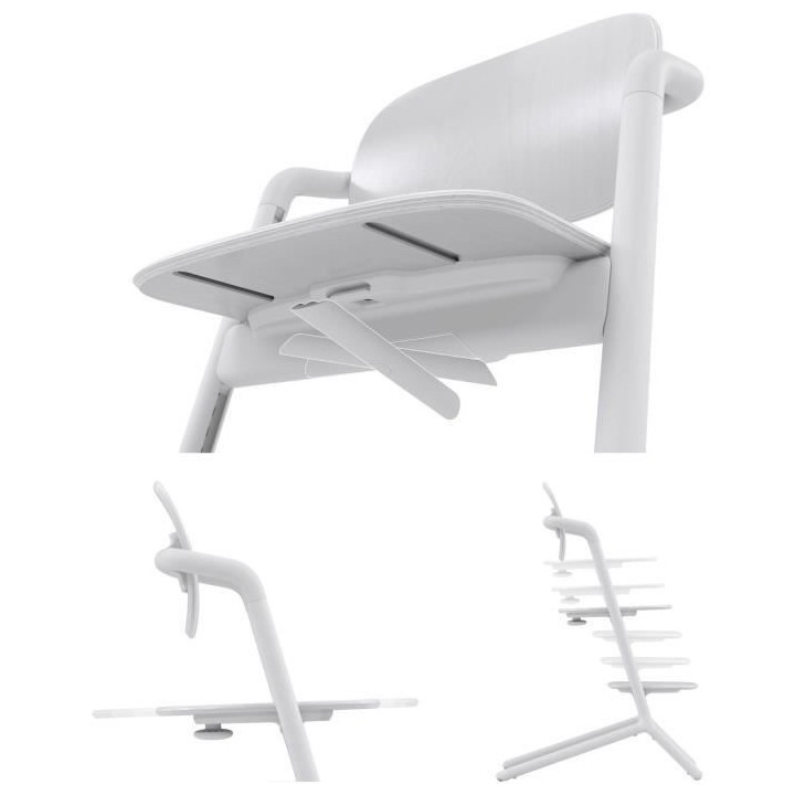 Chaise Haute Evolutive et Réglable Lemo 2 - CYBEX - All White