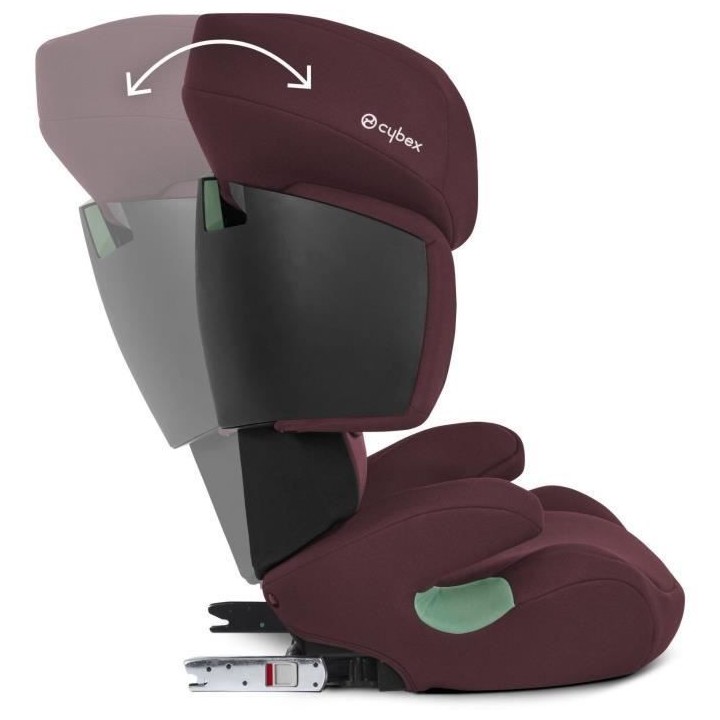 Siege auto CYBEX Solution X i-Fix - De 3 a 12 ans - Rumba Red