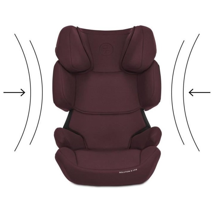 Siege auto CYBEX Solution X i-Fix - De 3 a 12 ans - Rumba Red