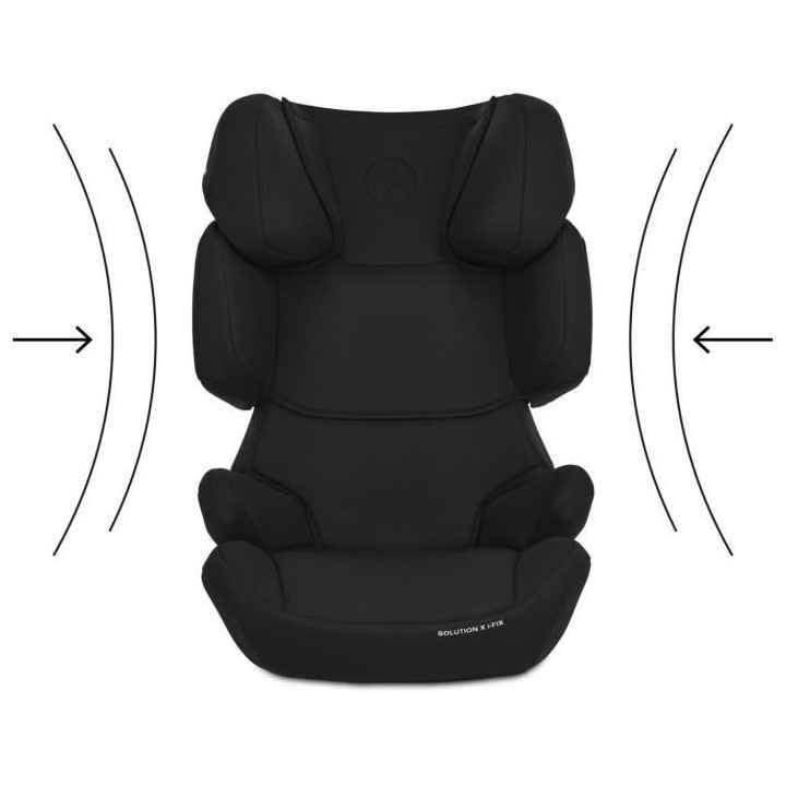 Siege auto CYBEX Solution X i-Fix - De 3 a 12 ans - Pure Black