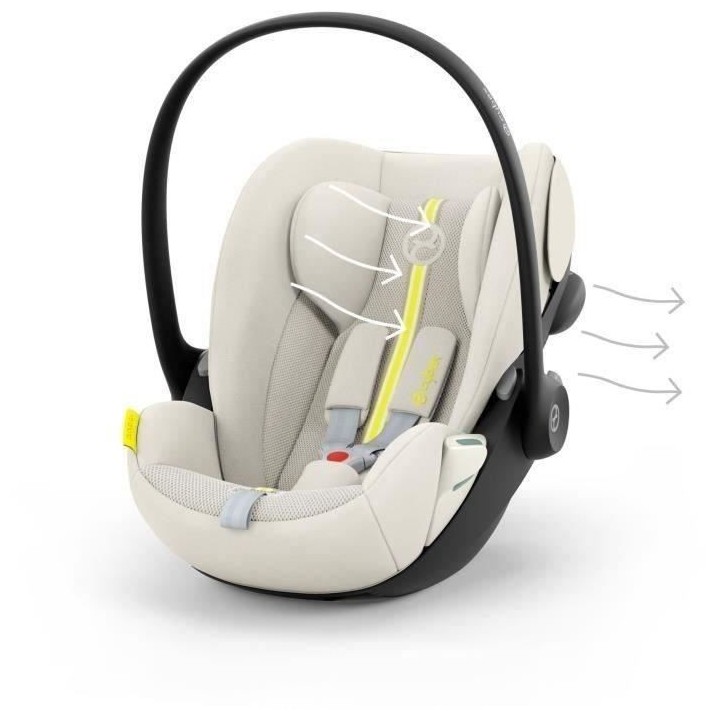 CYBEX - Siege auto Gr0+ Cloud G i-Size - Tissu Plus - Seashell beige