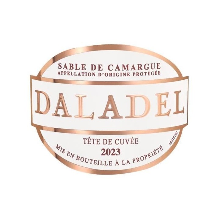 Daladel Tete de Cuvée 2023 Sable de Camargue - Vin rosé de Languedoc
