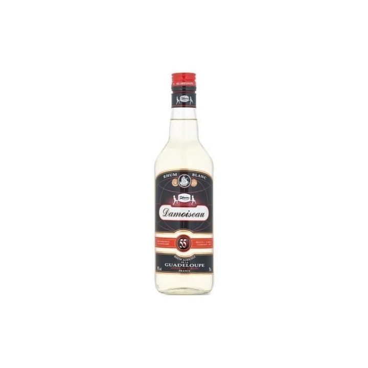 Rhum Damoiseau - Rhum agricole blanc - Guadeloupe - 55%vol - 70cl