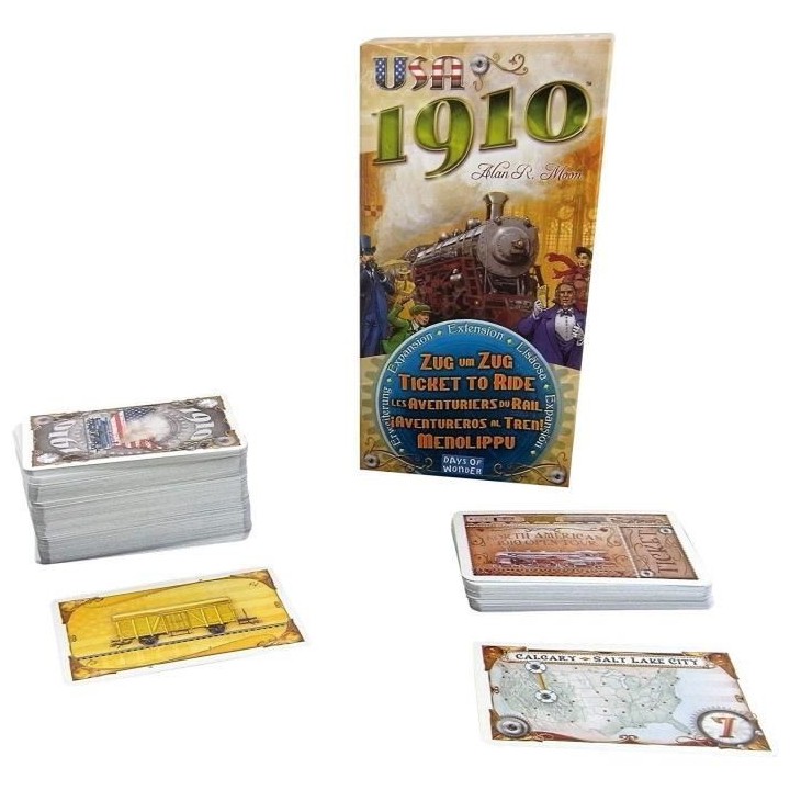 LES AVENTURIERS DU RAIL Extension USA 1910 - Jeu de société de Strat