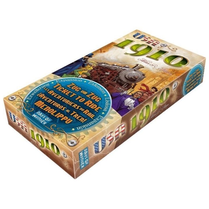 LES AVENTURIERS DU RAIL Extension USA 1910 - Jeu de société de Strat