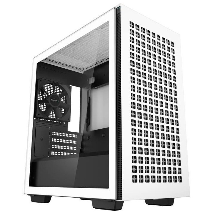 Boitier PC sans alimentation - DEEPCOOL CH370 (Blanc) - Mini tour - Fo