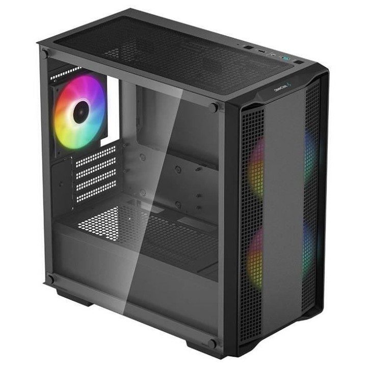 Boîtier PC - DEEPCOOL - CC360 A-RGB (Noir) - Mini tour - Format Micro