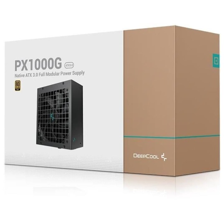 DEEPCOOL PX850G ATX 3.0 (Noir) (80+ Gold) - Alimentation PC - 850W