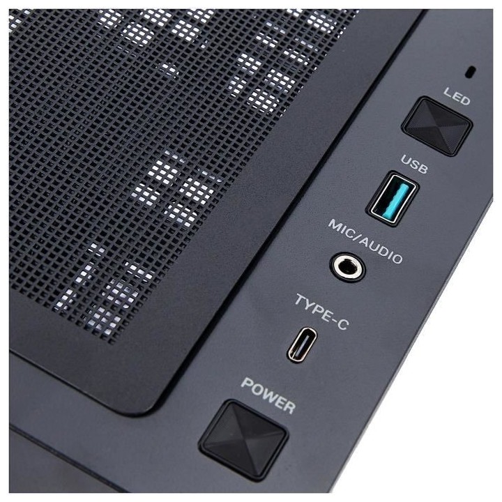 Boitier PC sans alimentation - DEEPCOOL CH560 (Noir) - Moyen tour - Fo