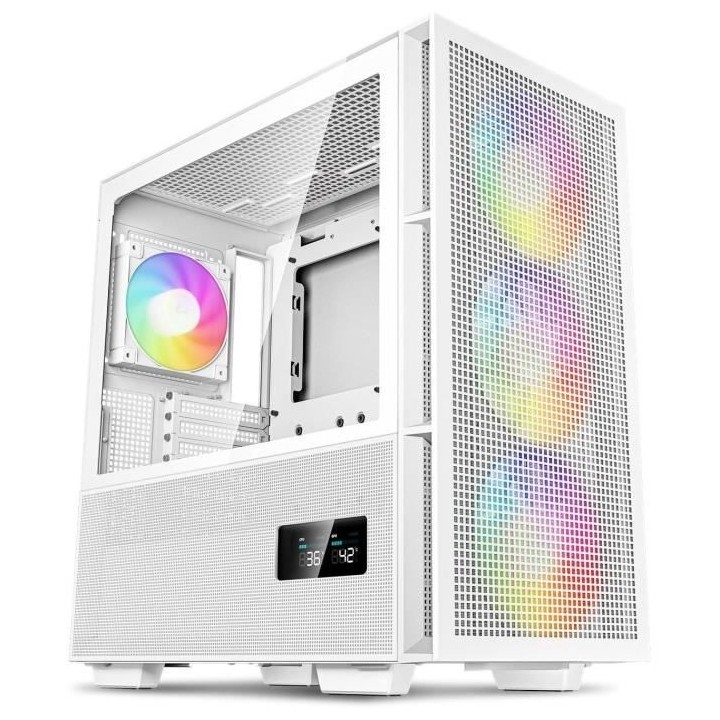 Boitier PC sans alimentation - DEEPCOOL CH560 DIGITAL (Blanc) - Moyen