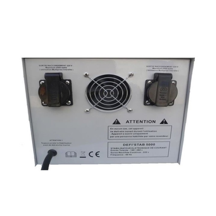 DEFITEC Stabilisateur de courant inverter pour groupe électrogene 4 t