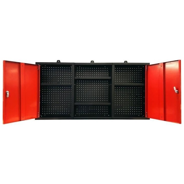 Atelier modulable complet DEFPRO : Etabli + Armoire murale + Panneau