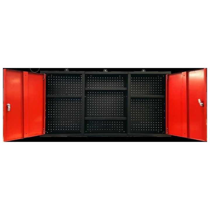 Atelier modulable complet DEFPRO : Etabli + Armoire murale + Panneau