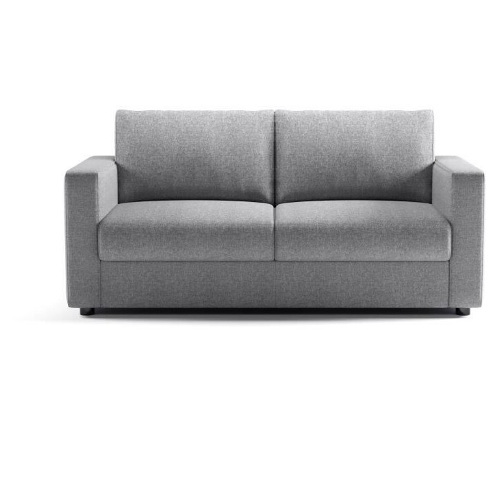 Canapé 3 places - Delta - Tissu Malmo 83 Gris Clair - Convertible sem