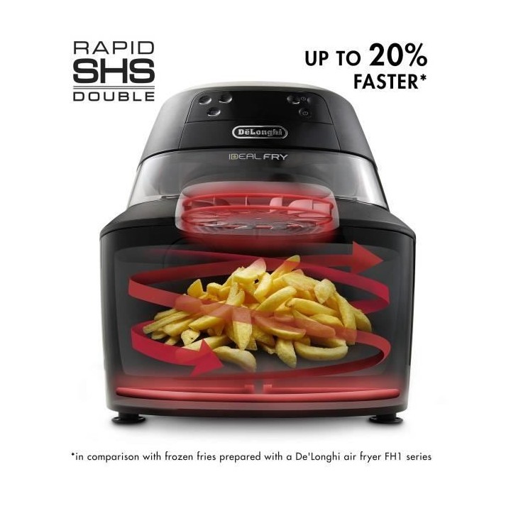 Friteuse Electrique sans huile Delonghi FH2394 - Capacité : 1,5kg - 1