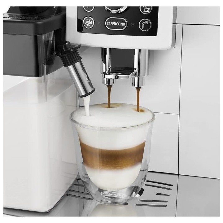 Lot de 2 tasses Capuccino - DELONGHI - Double parois - 19 cl