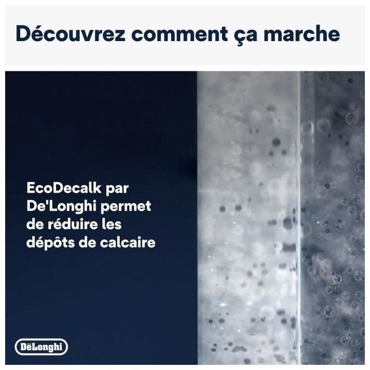 DELONGHI DLS C200 Détartrant EcoDecalk Mini 2x100ml pour toutes les m