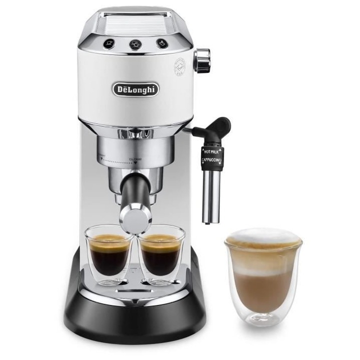 Machine expresso classique - DELONGHI EC 685.W Dedica Style - Blanc