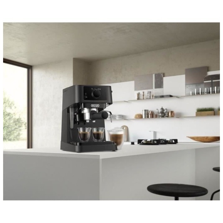 Machine a expresso - DELONGHI Stilosa EC235.BK - Noir - Buse vapeur -