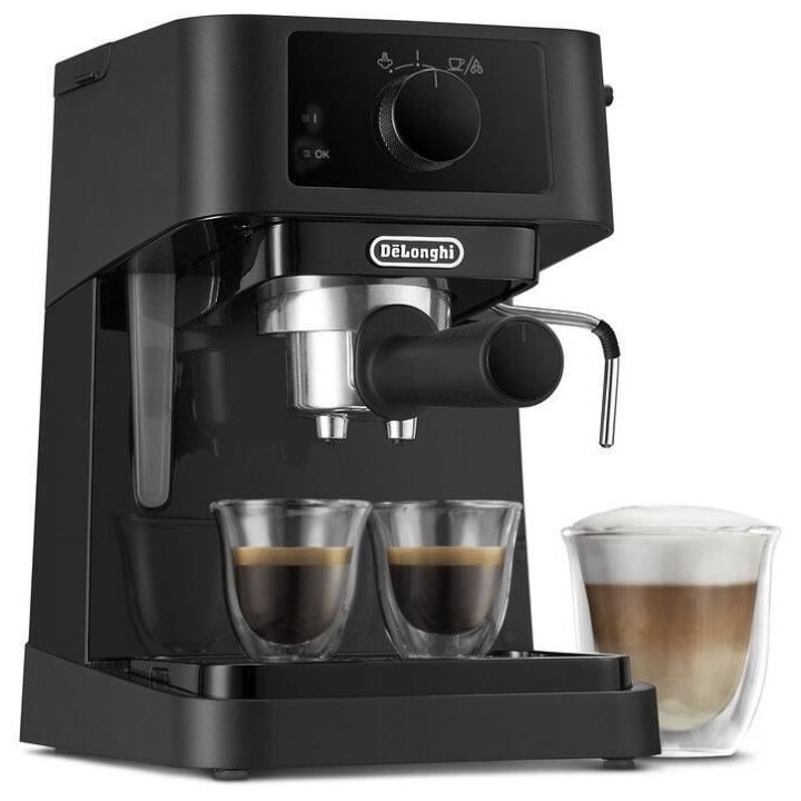 Machine a expresso - DELONGHI Stilosa EC235.BK - Noir - Buse vapeur -