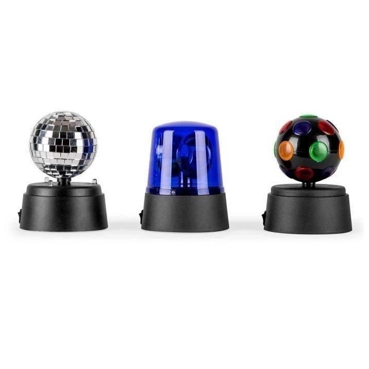 BOOST Ensemble de 3 mini effets de lumiere a LED