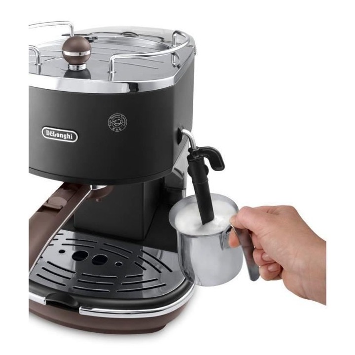 DELONGHI - Machine a expresso 15 bars noir - icona vintage - ecov311bk