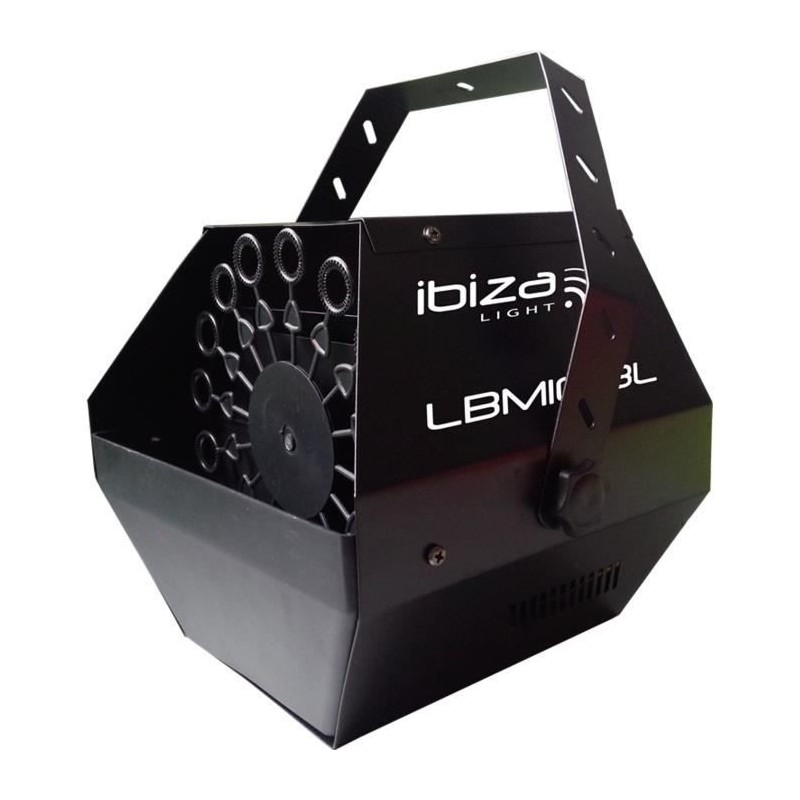 IBIZA LBM10BAT-BL Machine a bulles portable rechargeable