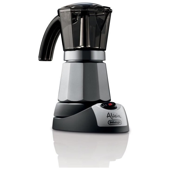 Cafetiere électrique DELONGHI EMKM6B Alicia Plus - Blanc - 6 tasses -