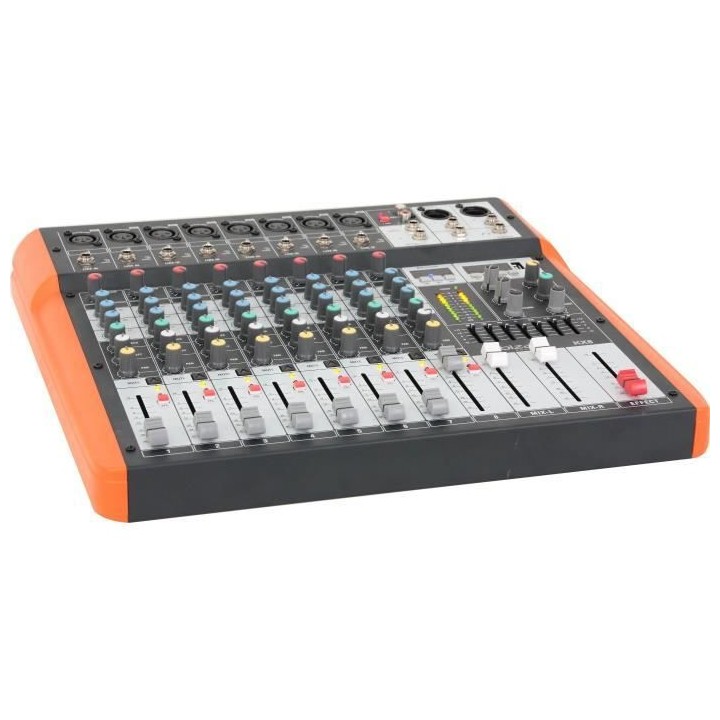 IBIZA SOUND MX802 - Table de mixage 8 canaux USB & Bluetooth