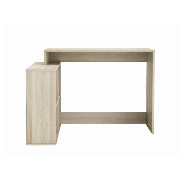 DEMEYERE Bureau d'angle contemporain décor chene Shannon - L 112 cm -