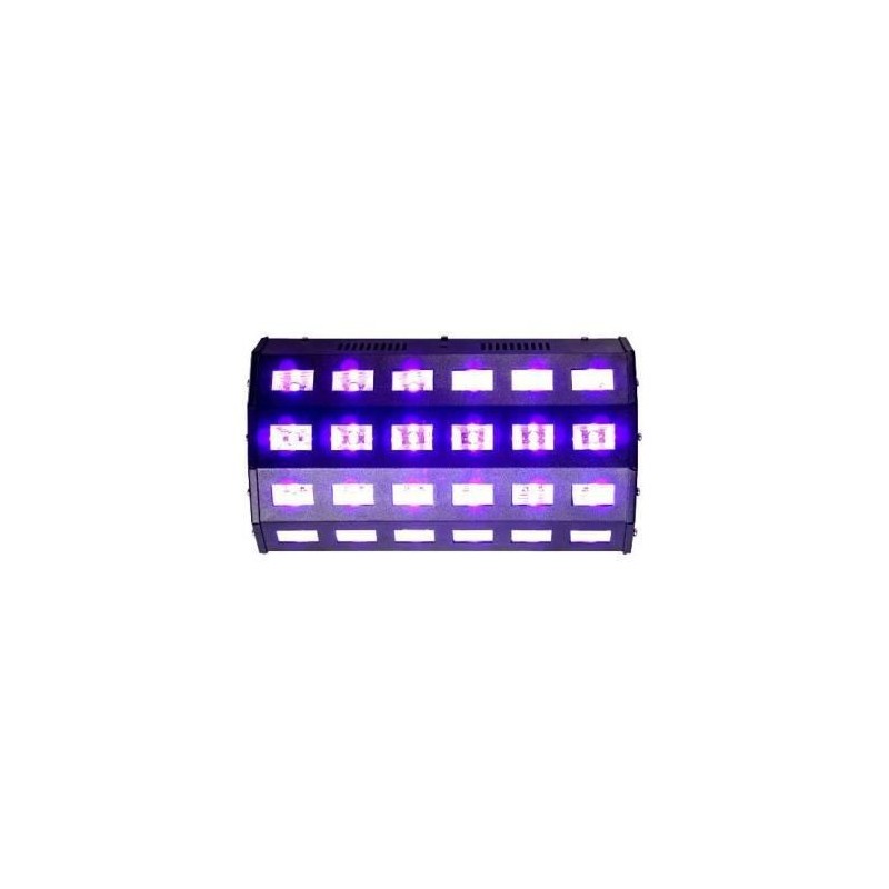 IBIZA LED-UV24 Effet a led uv 24 x 3w - Noir