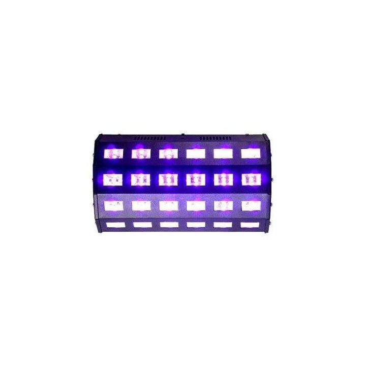 IBIZA LED-UV24 Effet a led uv 24 x 3w - Noir