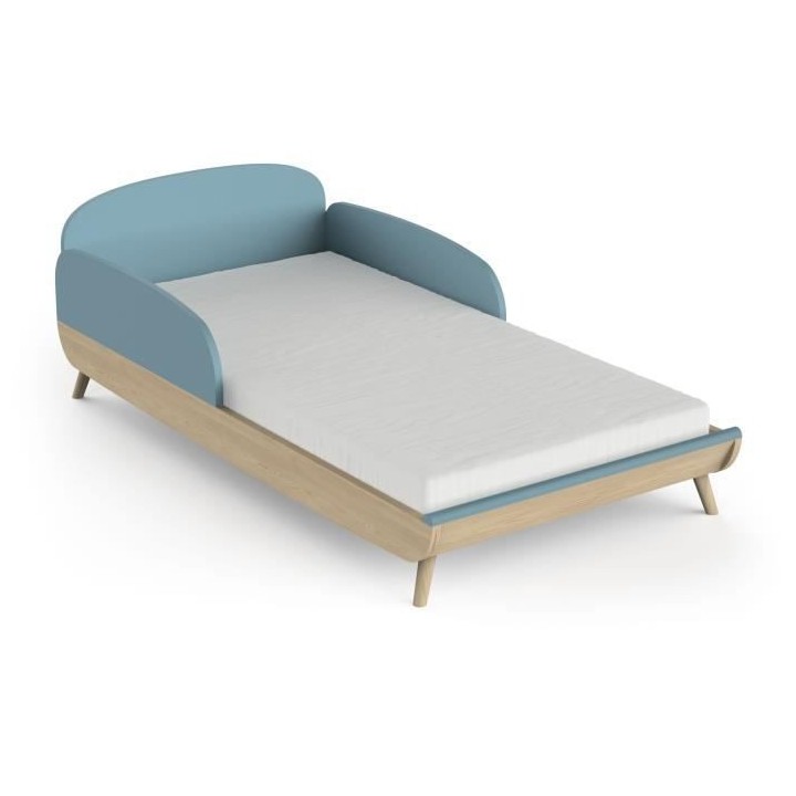 Ens. lit bébé 70 x 140 Kit évolutif, commode 2 tiroirs, 3 niches et