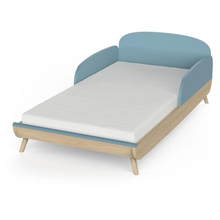 Ens. lit bébé 70 x 140 Kit évolutif, commode 2 tiroirs 3, niches et